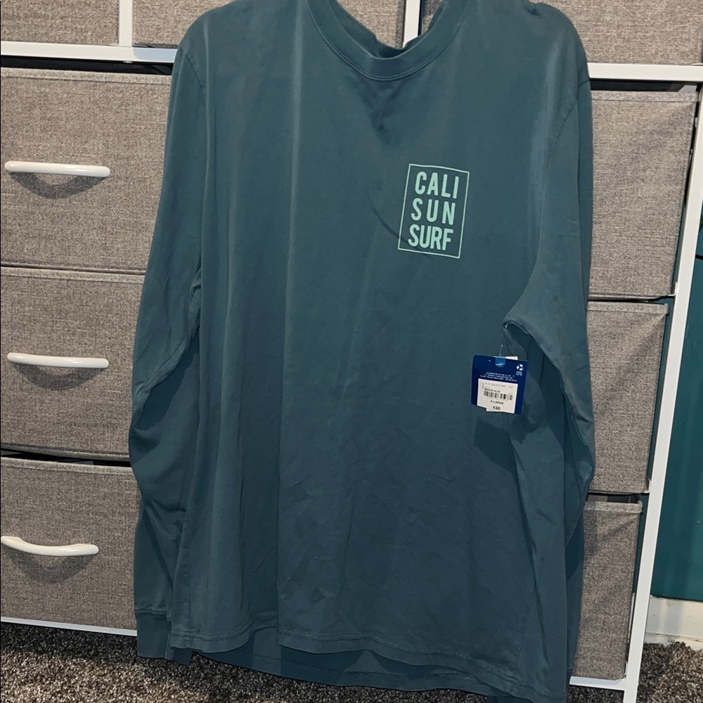 Arizona Jean Company Teal Long Sleeve Tee